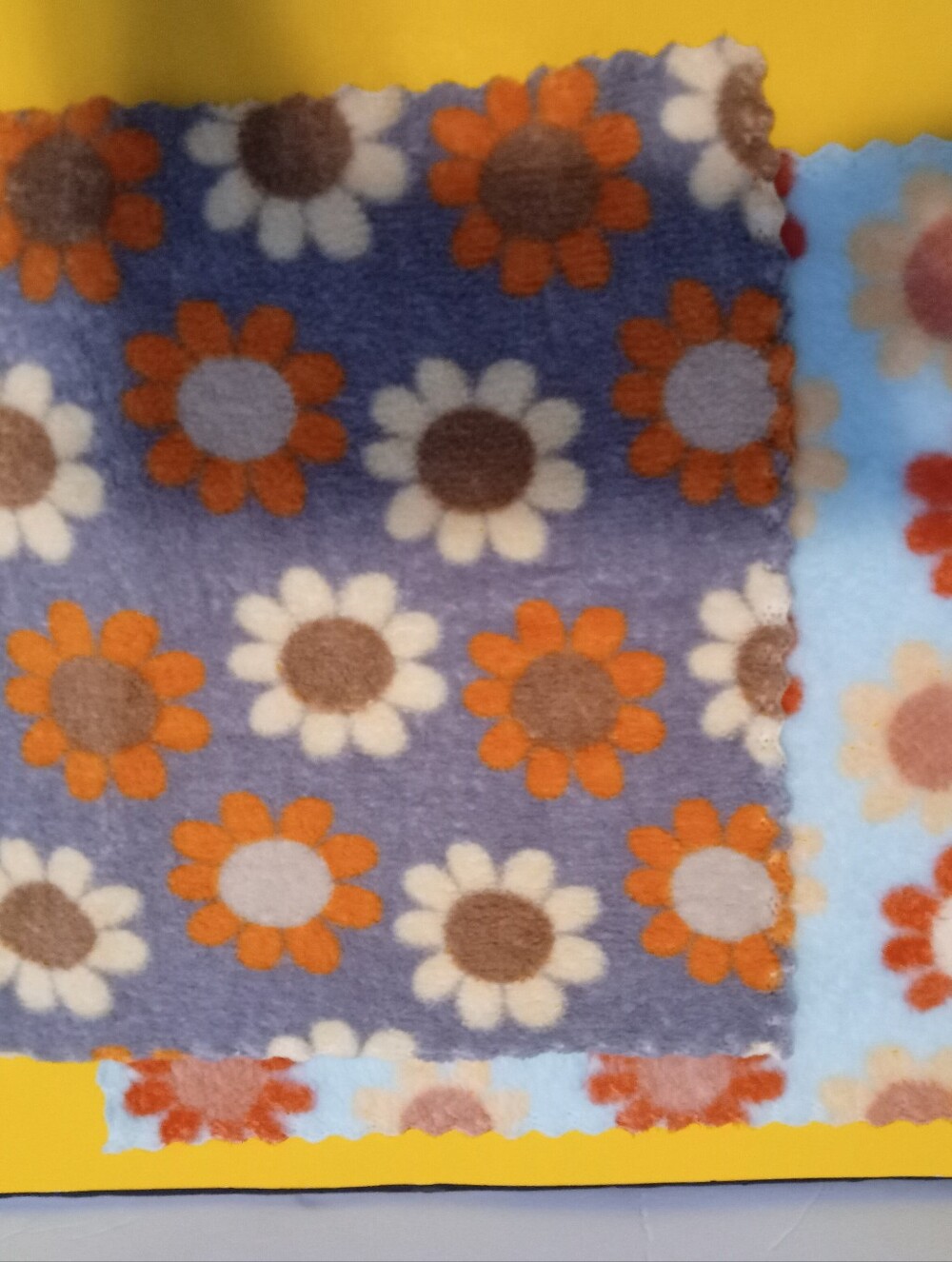 2 Super Soft Bohemian Flower Towels. Multifunctional Scouring Cloth Rags